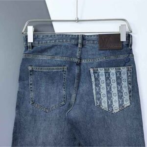 국내배송)루이비통 스트라이프 로고 데님