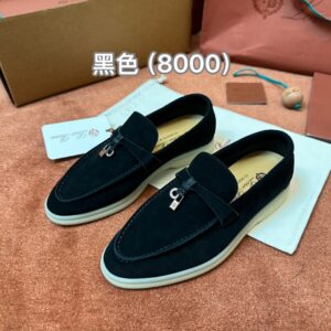 로로피아나 스웨이드 여성로퍼