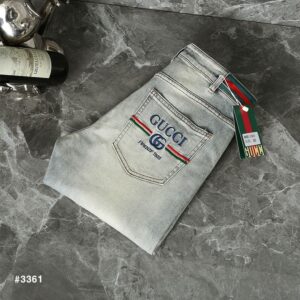 국내배송)구* GG 로고 삼선밴딩 데님 팬츠 🍀