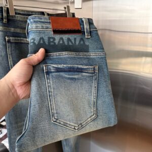 돌체앤가바나 슬림핏 워싱데님