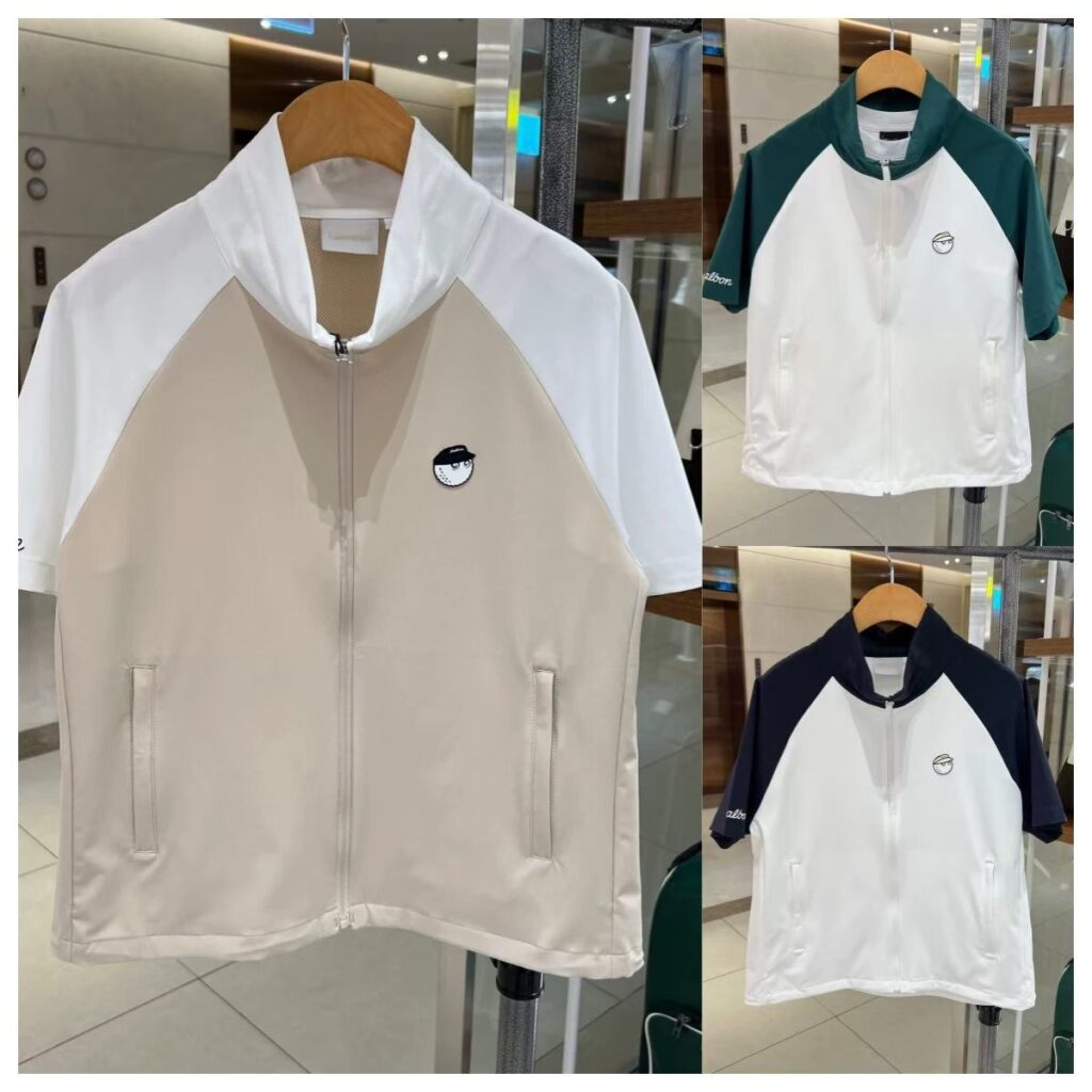말본 골프 여성 반팔 아노락 자켓