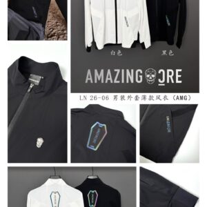 어메이징크리 남성 여름용 지외선차단 자켓