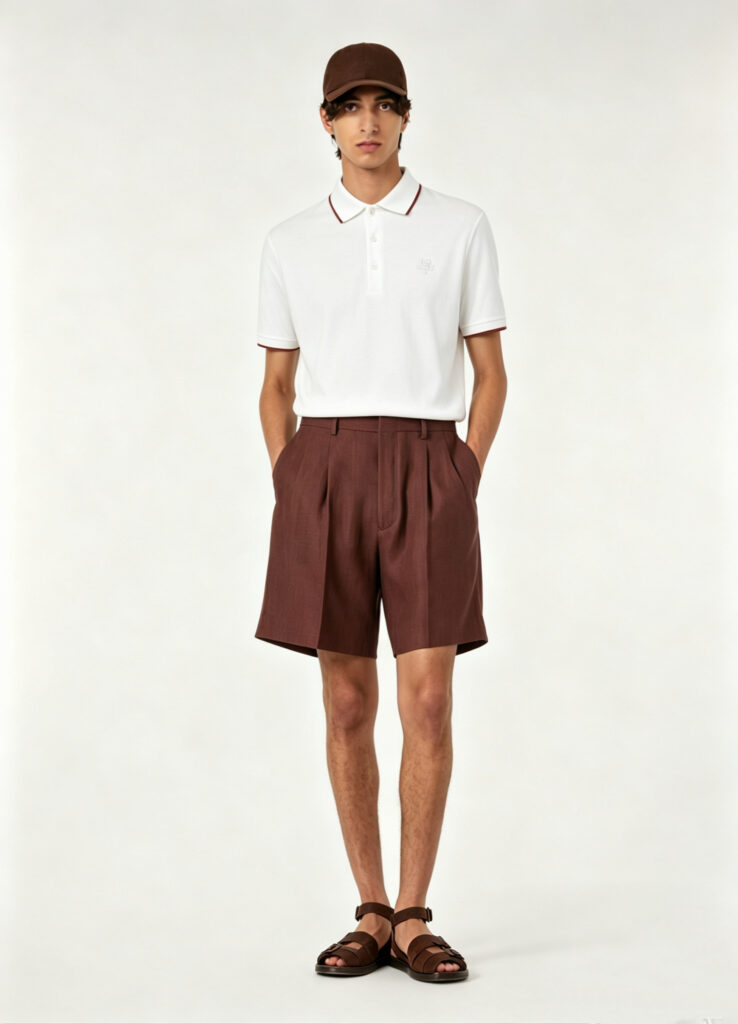 Loro Piana 26SS클래식 남성 반팔 폴로 셔츠