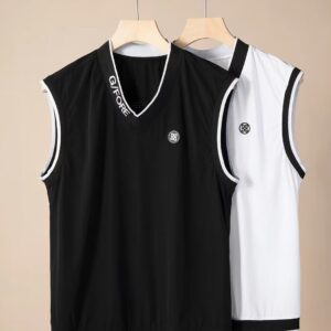 지포어 WOVEN V-NECK VEST (MEN)