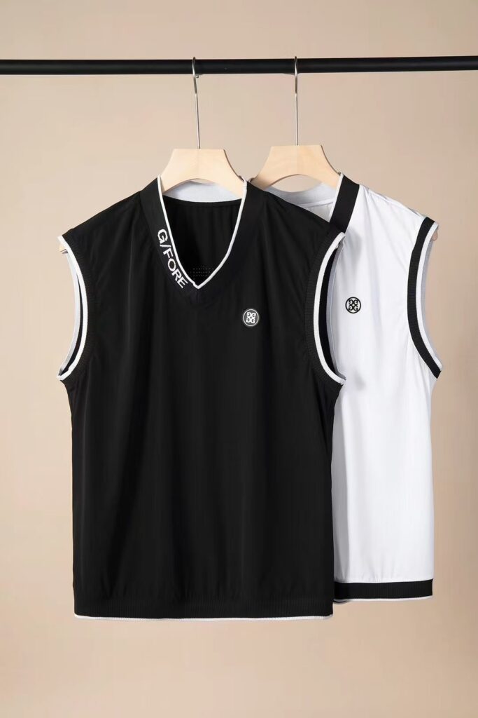 지포어 WOVEN V-NECK VEST (MEN)