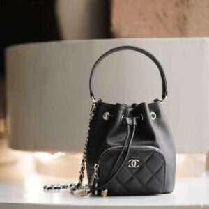 25B 샤넬 체인 미니 버킷백