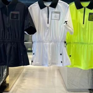 마크앤로나 골프웨어 여성 카라 반집업 스트링 아노락