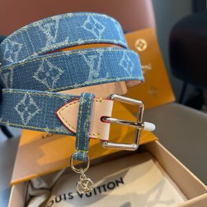 루이비통 데님 벨트