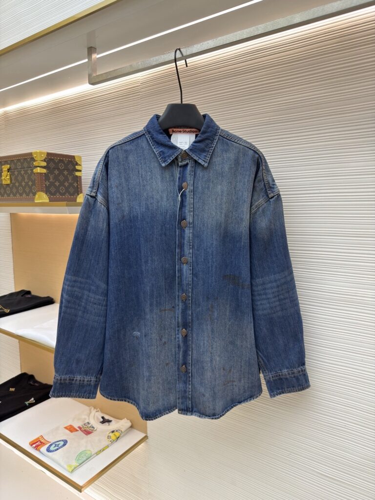 아크네 루즈핏 데님셔츠 (남녀공용)