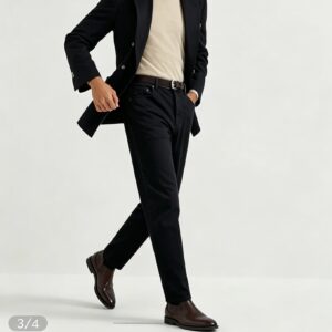 로로피아나 남성 썸머 슬림 스트레이트 핏 데님