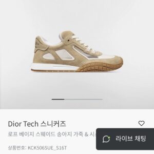 디올 테크 스니커즈