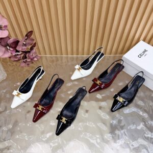 셀린 로고 슬링백