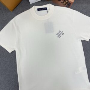 24SS 루이비통 시그니처 맨체스 니트 반팔