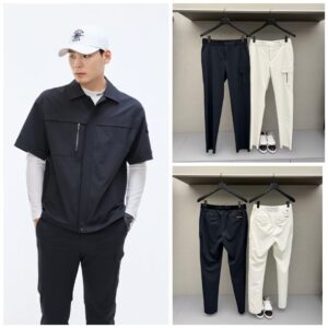 사우스케이프 남성 사이드 지퍼포켓 테이퍼드핏 팬츠