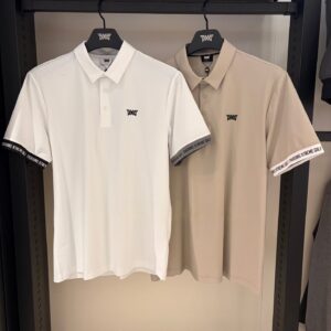 PGX 골프 남성 뉴 텍스쳐 카라 슬리브 티셔츠