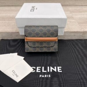 셀린느 트리오페 캔버스 카드명함지갑