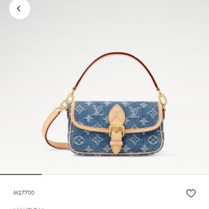 루이비통 나노 다이앤 데님백