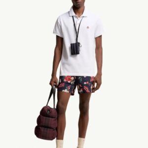 몽클레어 남성 로고패치 면폴로