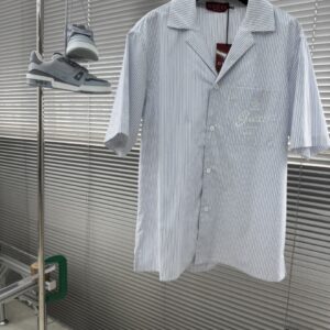 구찌 스트라이프 반팔 셔츠