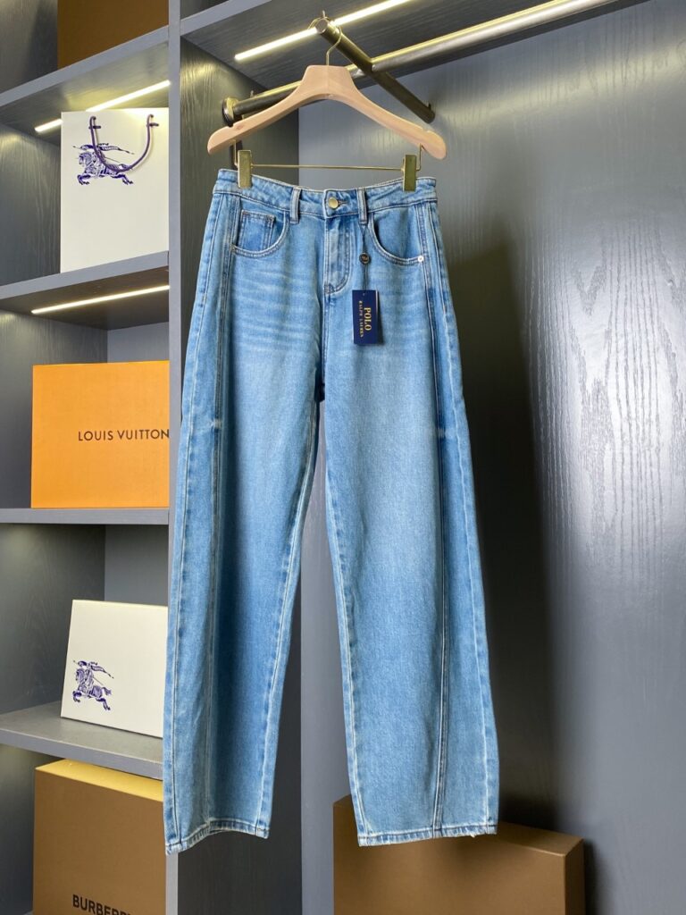 랄프로렌 커브핏  와이드 데님