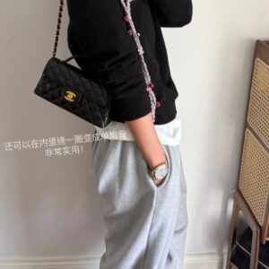 샤넬 25P 탑핸들 미니 플랩 체인백