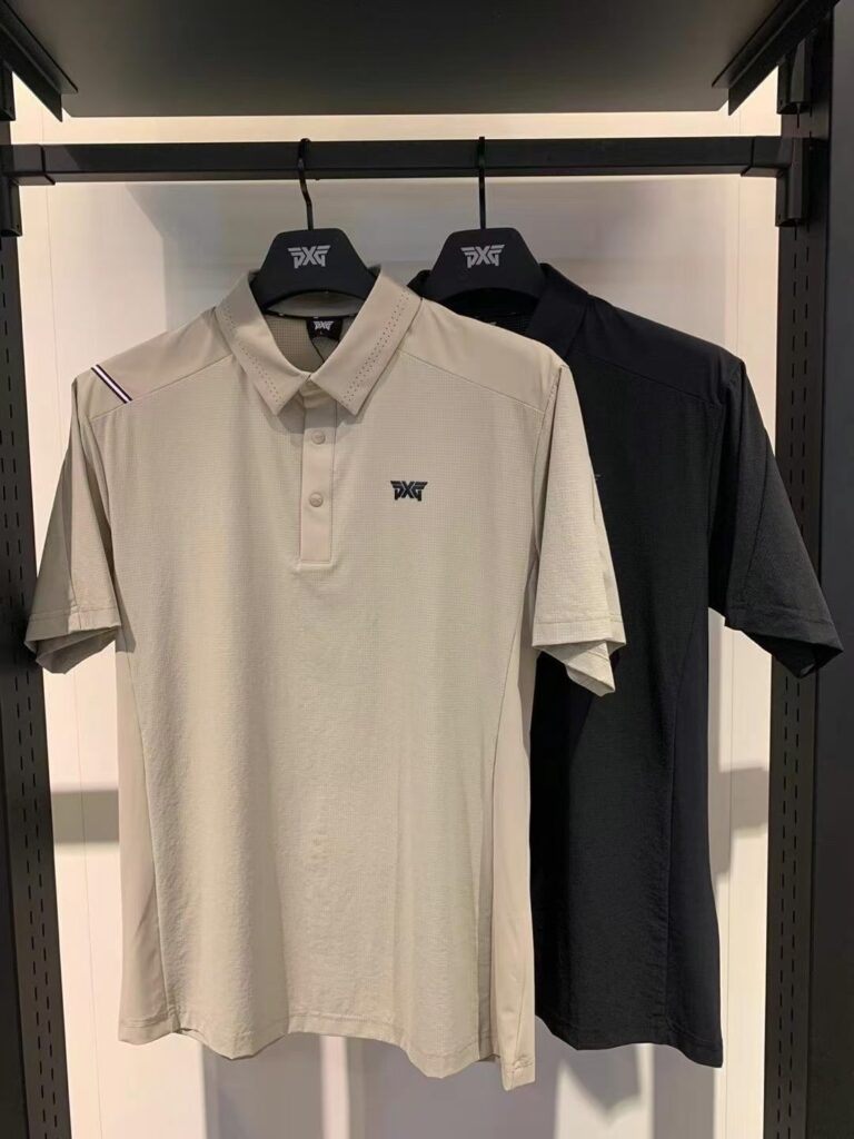 PXG 남성 골프 쿨원단 하프셔츠