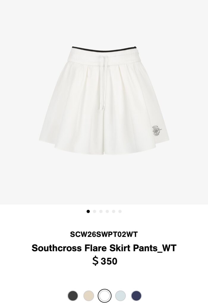 사우스케이프 Southcross Flare Skirt Pants