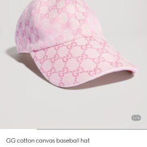 구찌 GG cotton canvas baseball hat