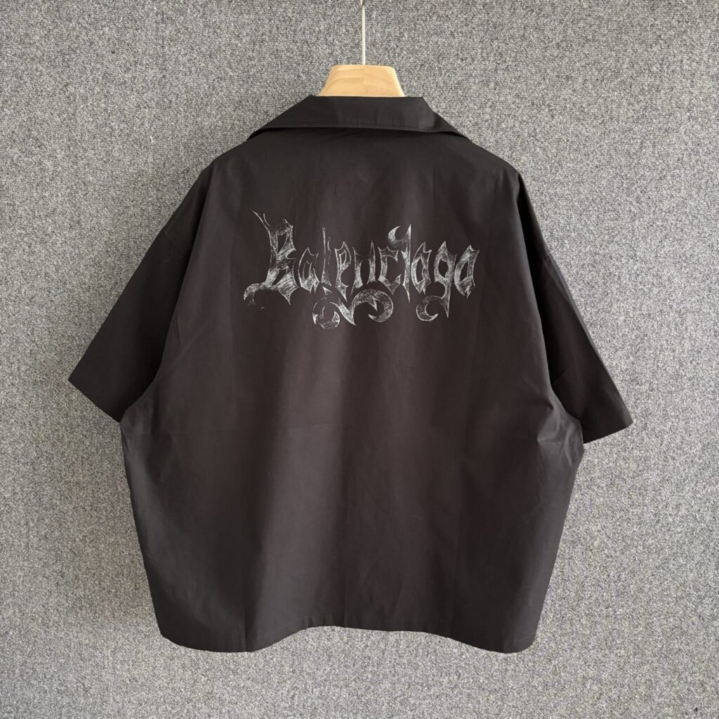 발렌시아가 26ss 유니 커스텀 블랙셋업