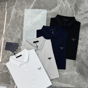 프라다 로고 폴로티셔츠