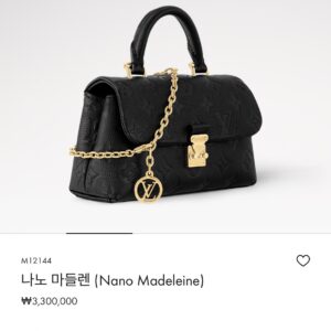 루이비통 나노 마들렌