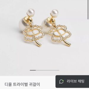 디올 트라이벌 크리스탈 이어링