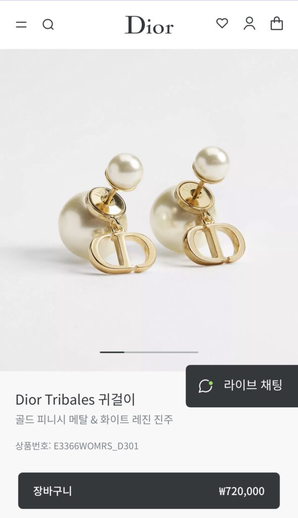 디올 트라이벌 이어링