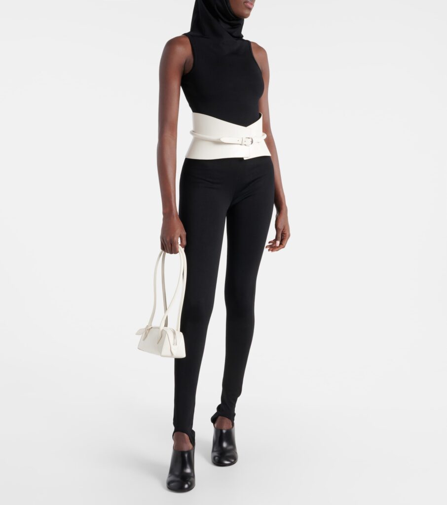 알라이아 ALAÏA Le Teckel 레더 숄더 백