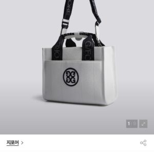 지포어 페이크 레더 스퀘어 백