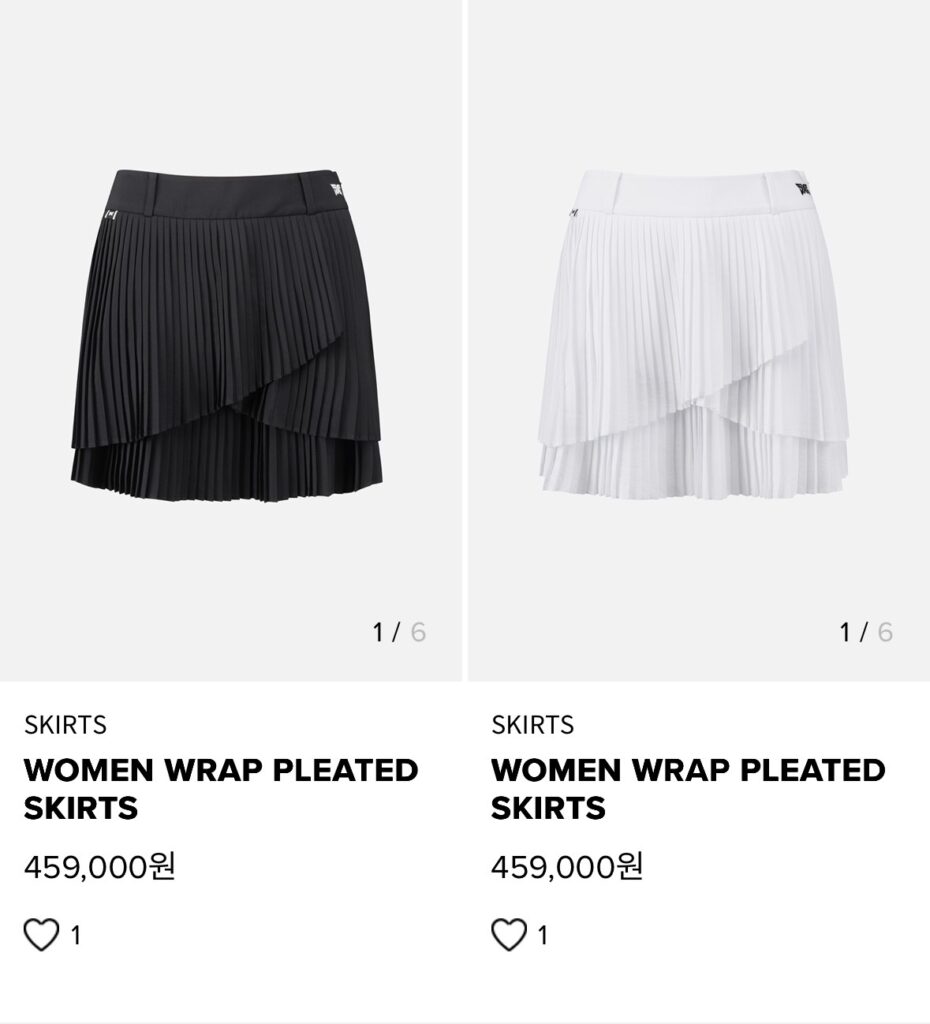 PXG 여성 랩 플리츠 스커트