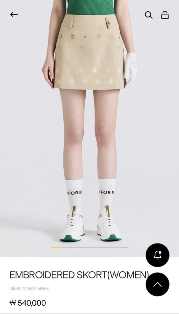 지포어 EMBROIDERED SKORT(WOMN)