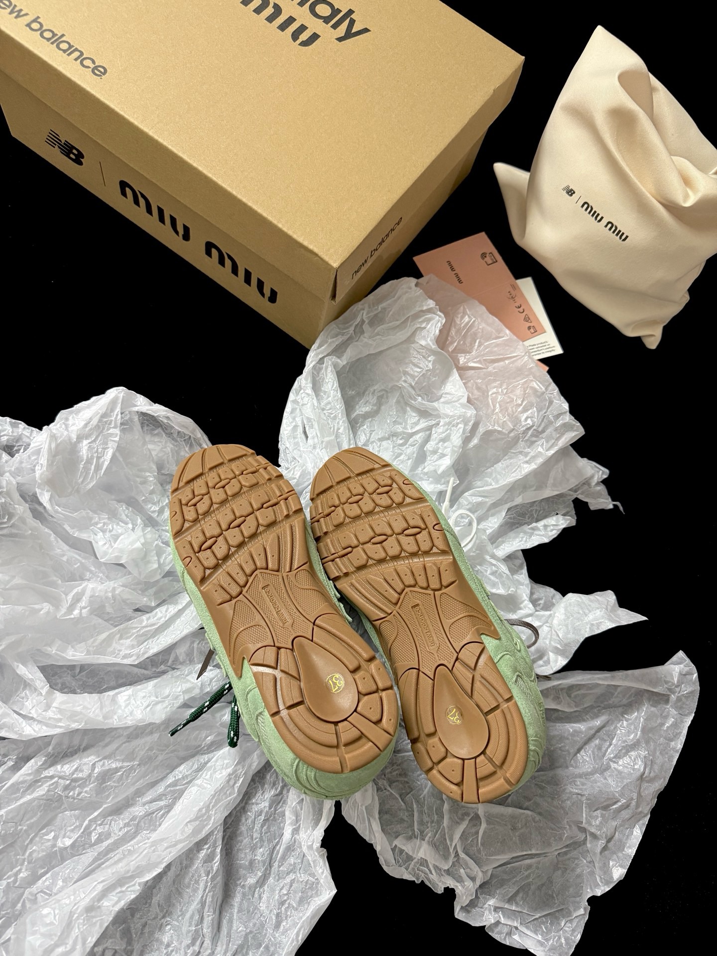 New Balance X Miu Miu 530 SL 매쉬 스니커즈 - 이미지 18