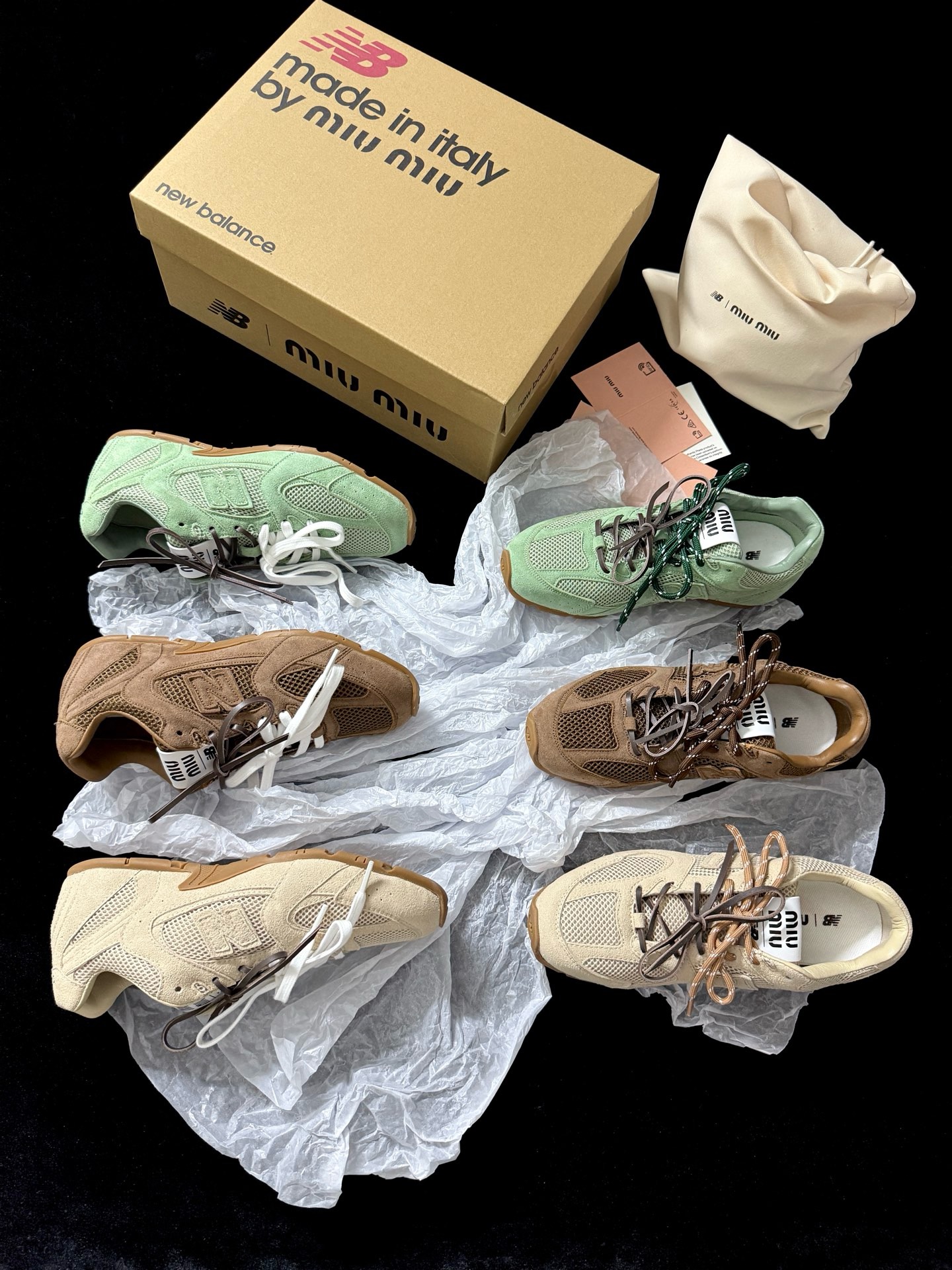 New Balance X Miu Miu 530 SL 매쉬 스니커즈 - 이미지 7