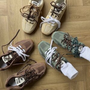New Balance X Miu Miu 530 SL 매쉬 스니커즈