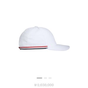 톰 브라운 화이트 스트라이프볼캡