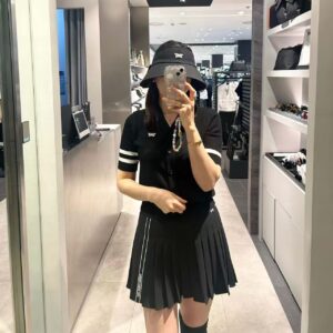 PXG 여성 마이크로 플리츠 스커트