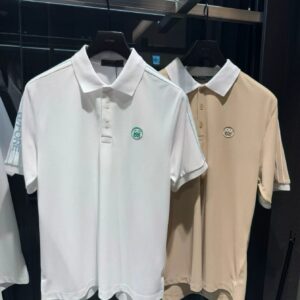 지포어 투톤 칼라 피케 폴로 티셔츠