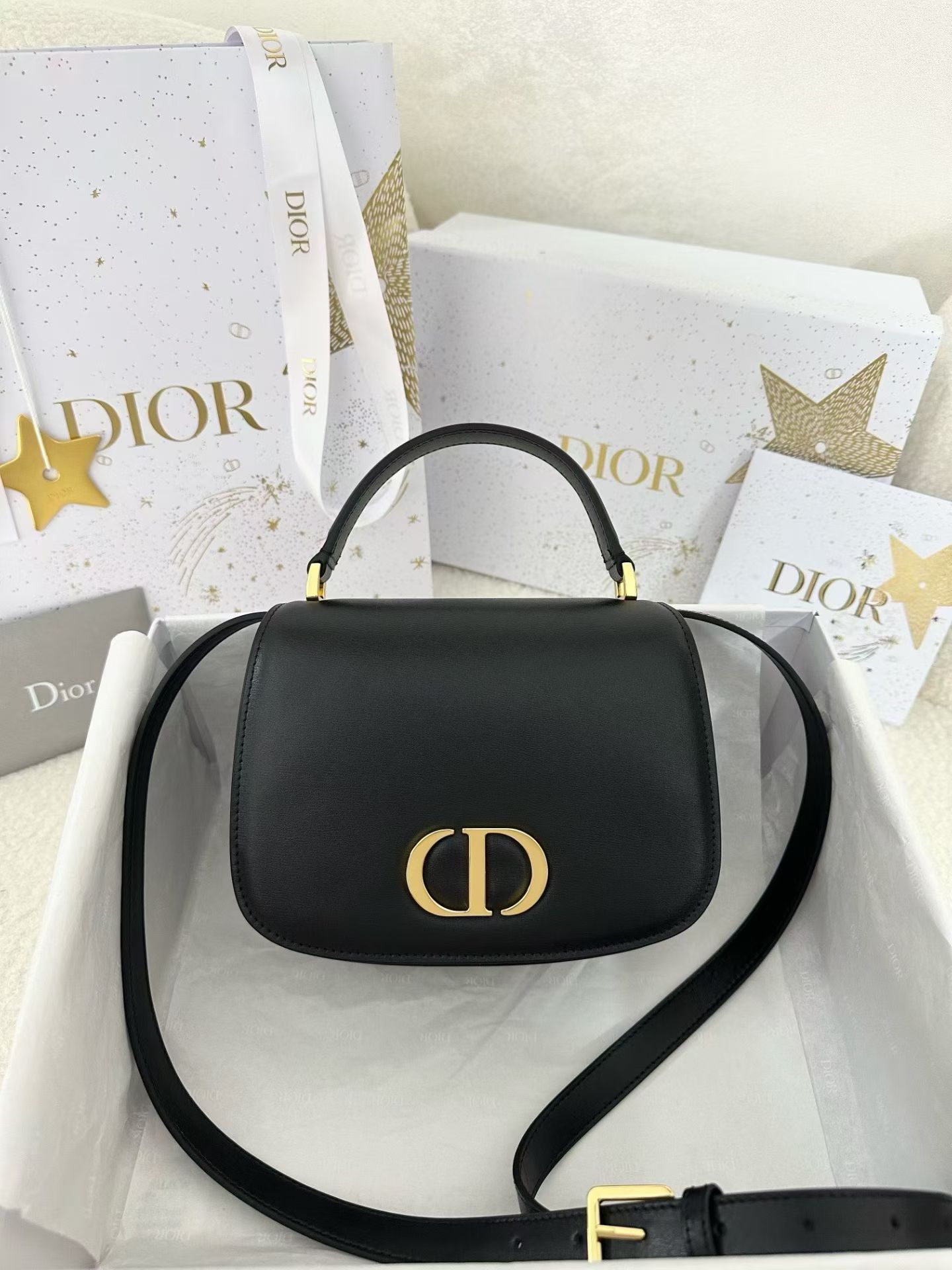 디올 DIOR 30 몽테인 애비뉴 미디엄 탑 핸들백 - 이미지 13