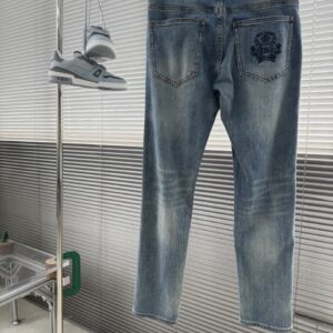 돌체 앤 가바나 슬림 스트레이트 핏 블루데님