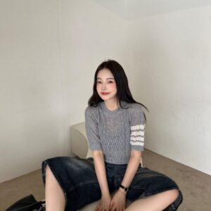 톰브라운 오픈위크 썸머 여성니트