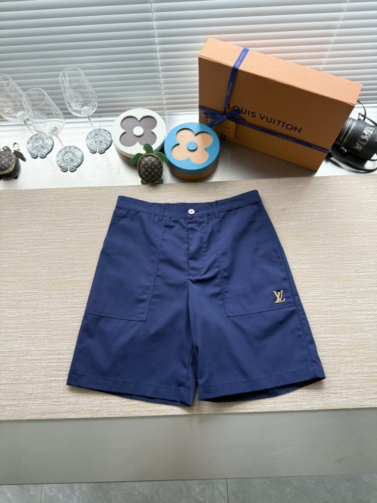 루이비통 로고 워크웨어 하프팬츠