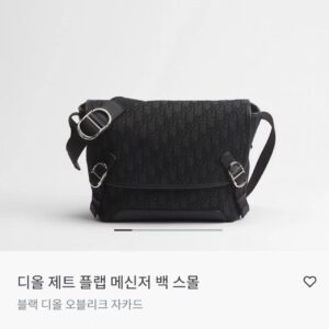 디올 제트 플랩 메신저백