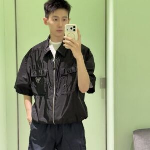 프라다 리나일론 스트링 자켓