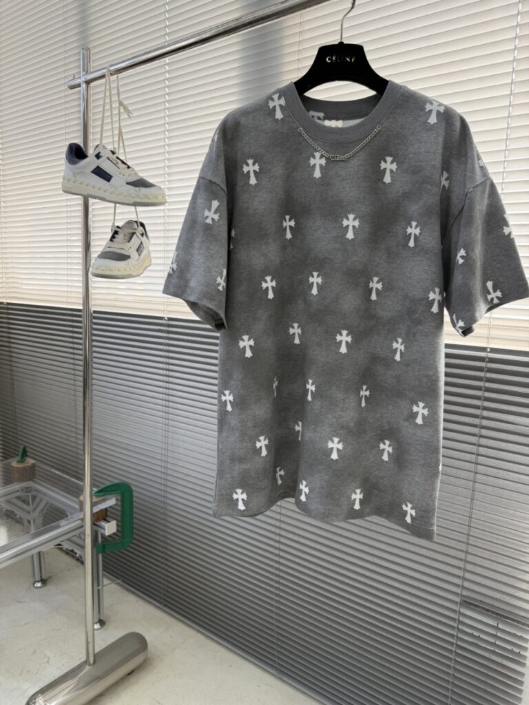 크롬하츠 크로스 티셔츠
